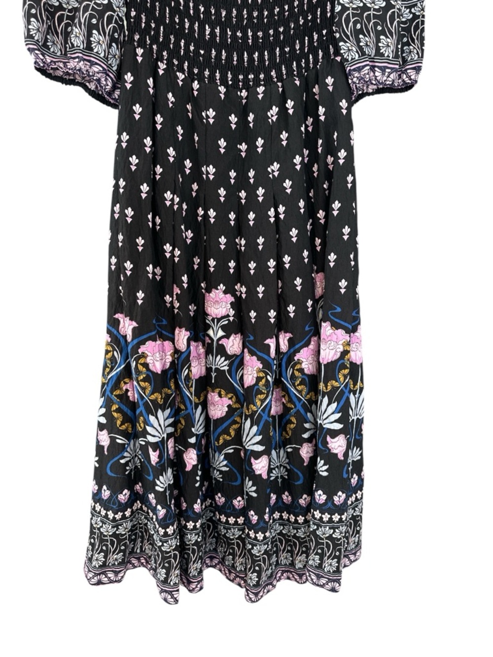 Anthropologie Dasha Smocked Floral Midi Dress - Picture 7 of 14